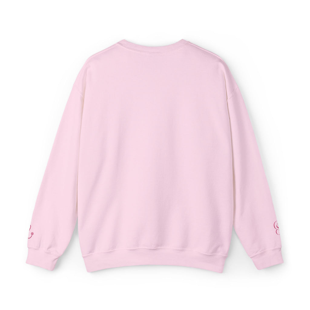 Pink Nurse Bubble Letter Sweatshirt (Embroidery)