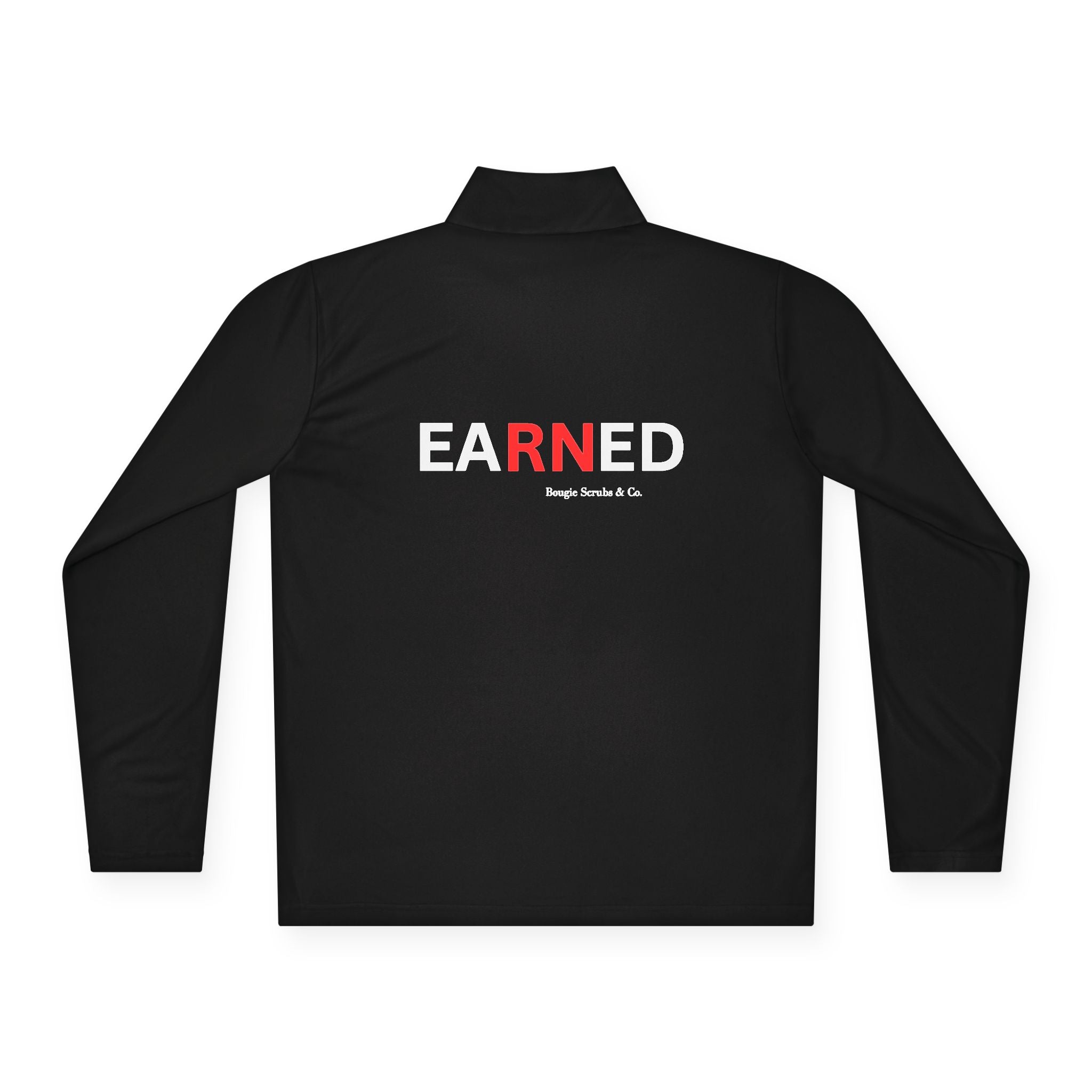 Quarter-Zip Pullover — 'EARNED'