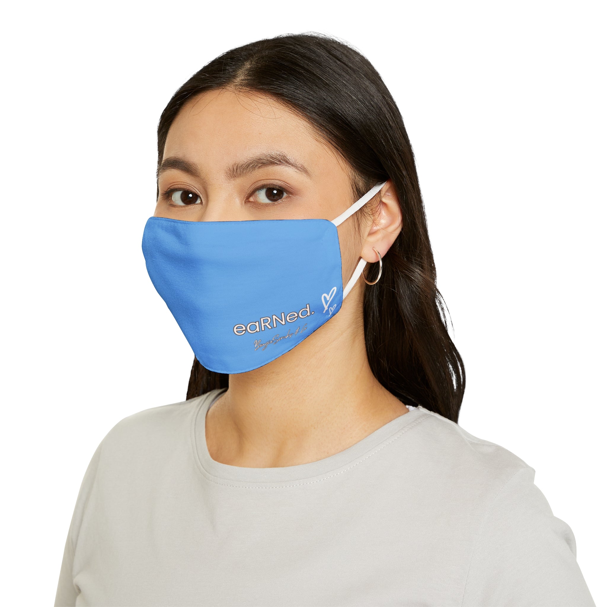 Snug-Fit Face Mask — Adjustable Ear Loops