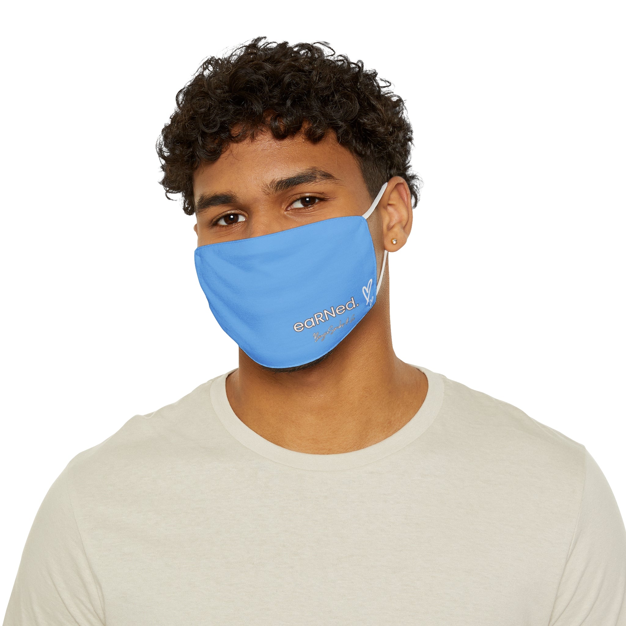 Snug-Fit Face Mask — Adjustable Ear Loops