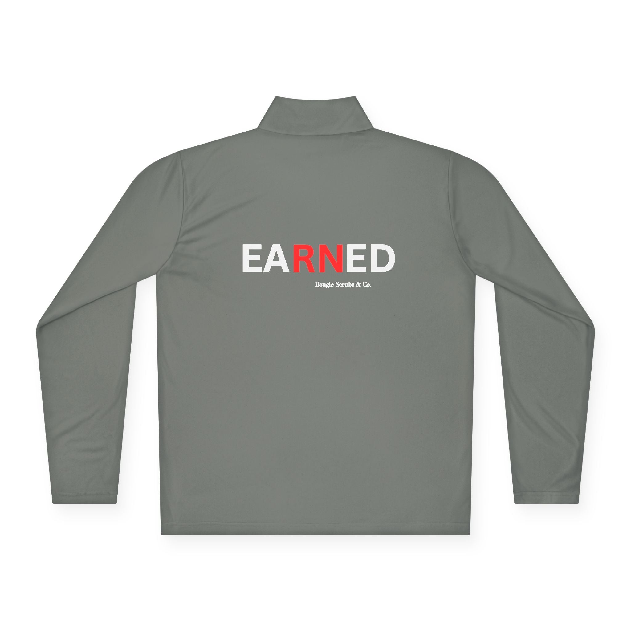 Quarter-Zip Pullover — 'EARNED'