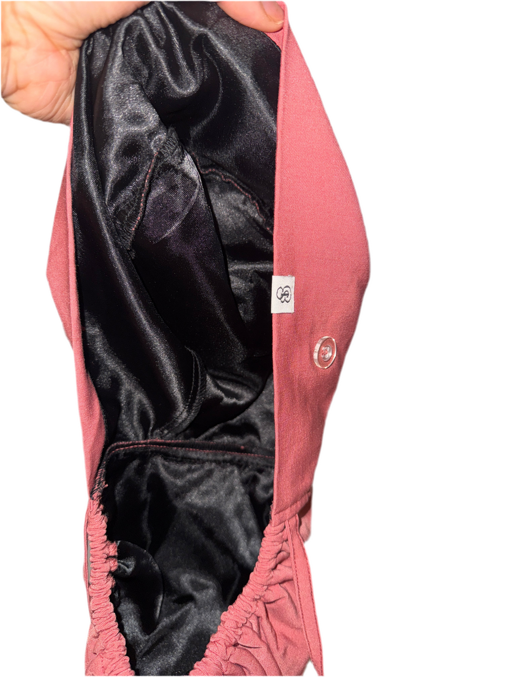 Satin Lined Ponytail Scrub Cap