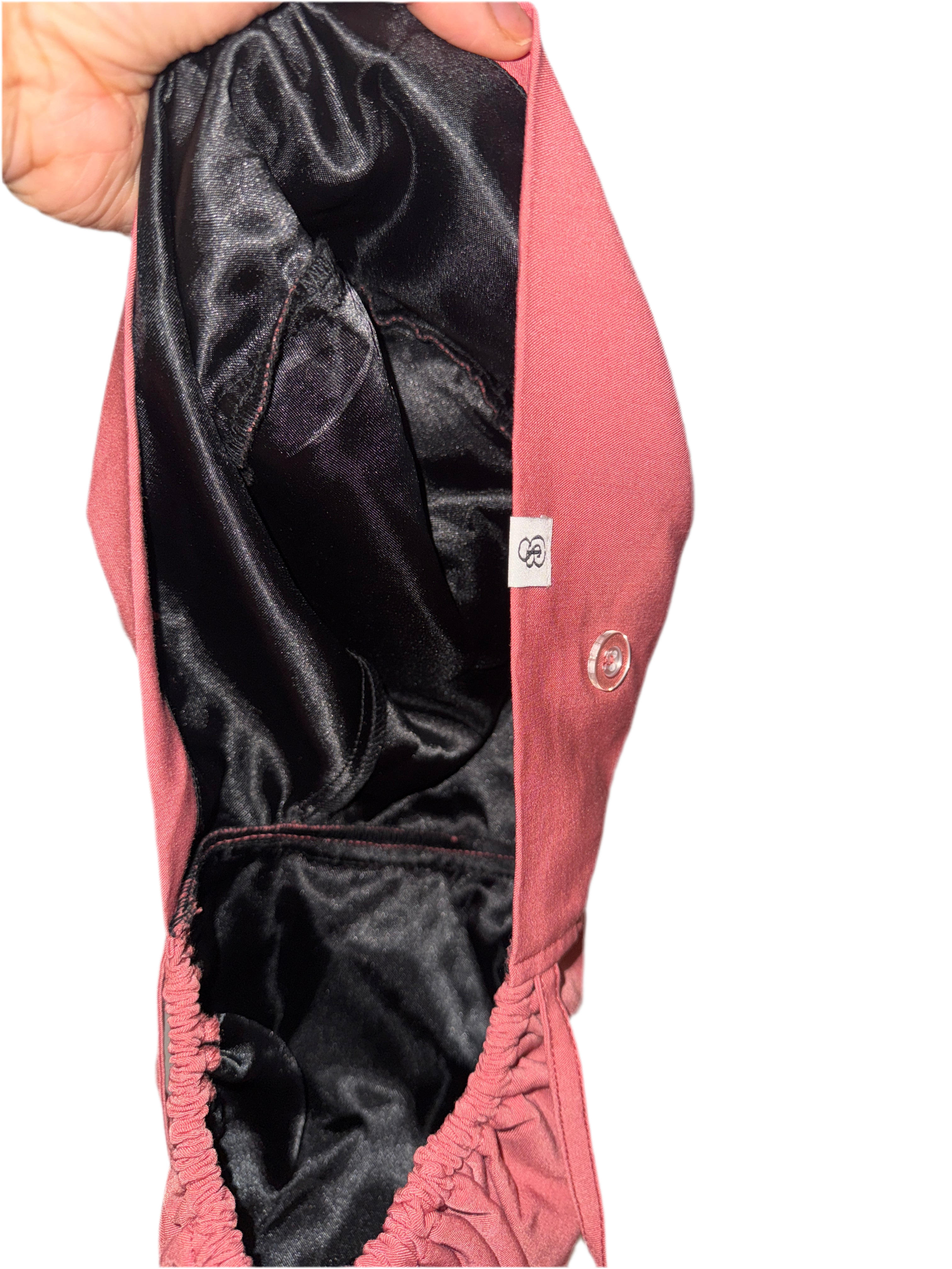 Satin Lined Ponytail Scrub Cap
