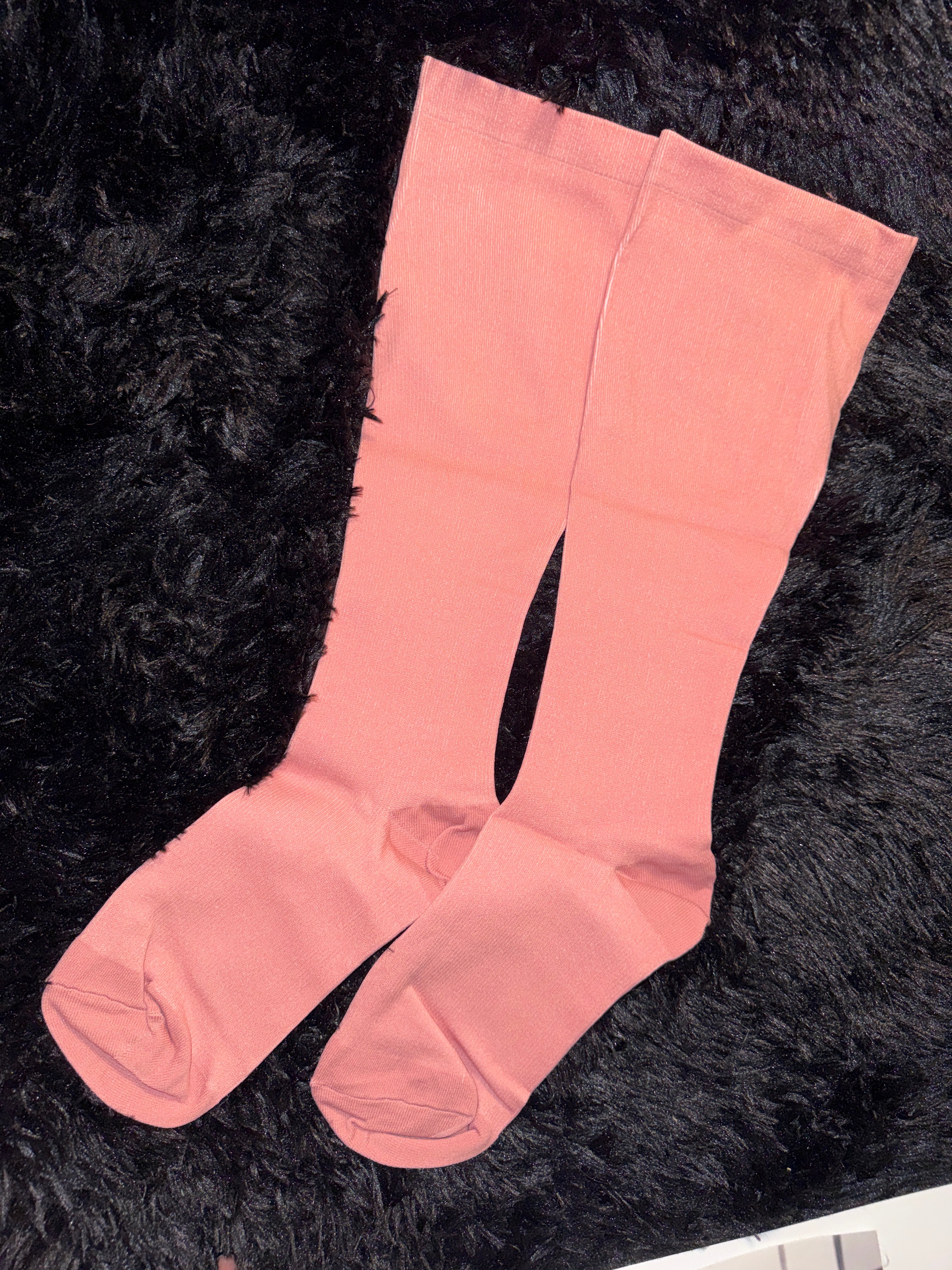 3XL Blush Pink Compression Socks