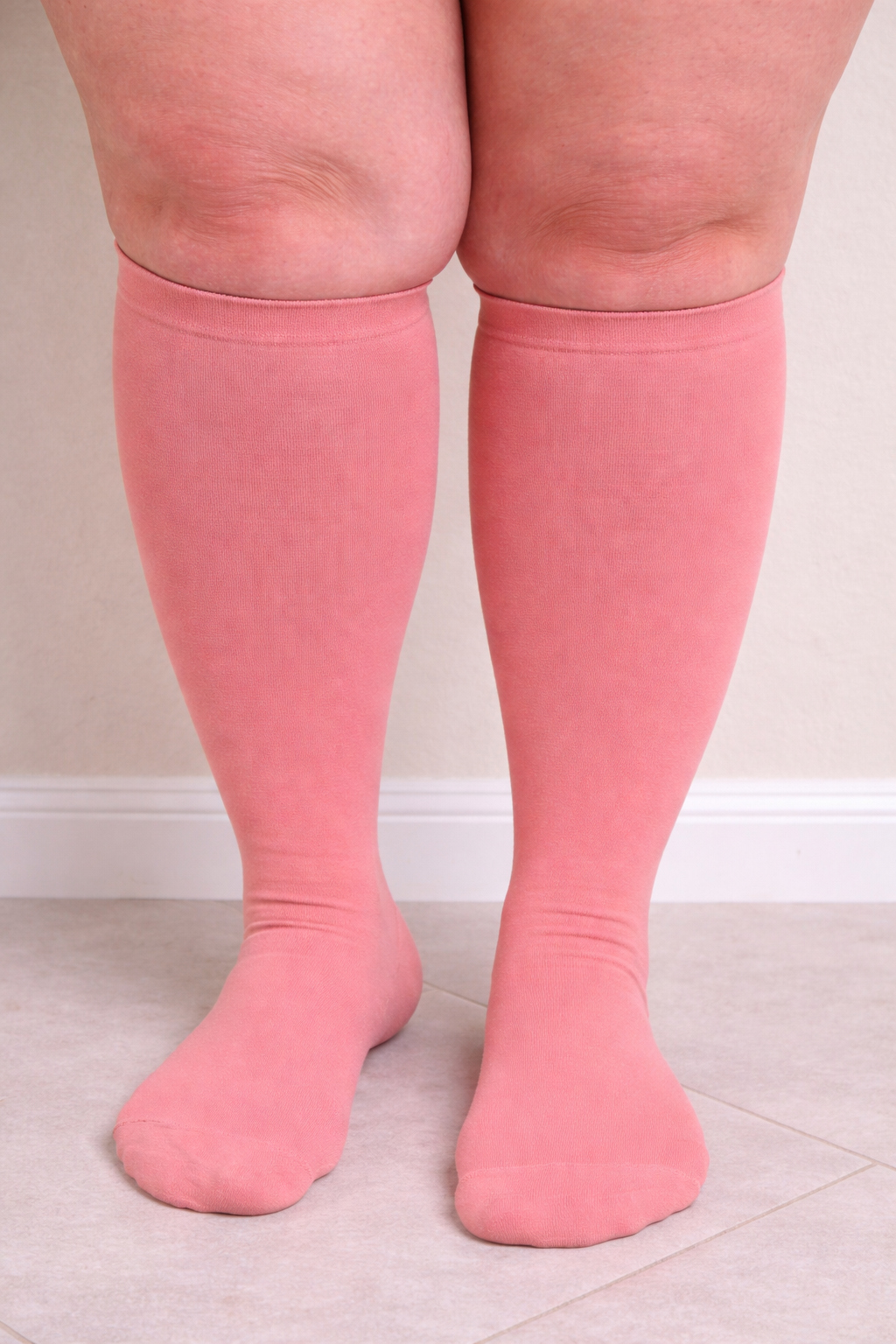 3XL Blush Pink Compression Socks